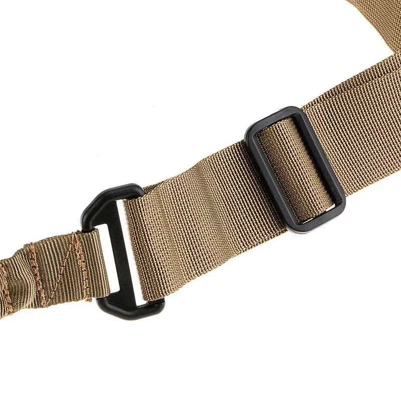 

Tactical 1 Point Gun Sling Shoulder Strap Outdoor Belt Quick Release Single Point Rifle Sling Accessories With QD Metal