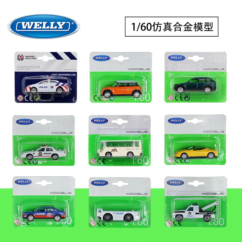 Модель автомобиля WELLY 1:60 из сплава игрушка для Toyota Corolla аэропорта автобуса