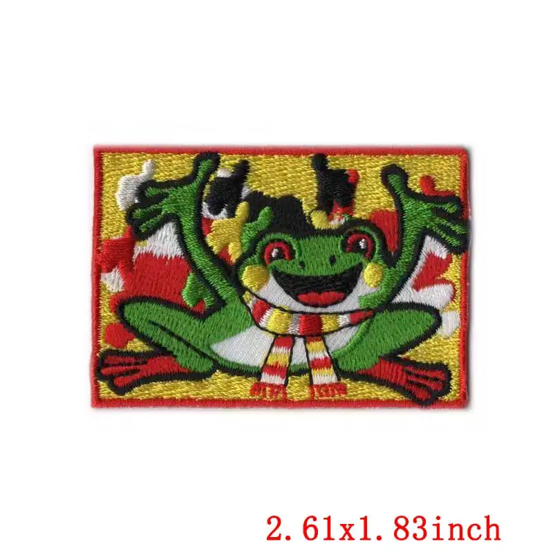 Pulaqi полностью вышитая лягушка карнавал для Нидерландов патчи одежды с вышивкой
