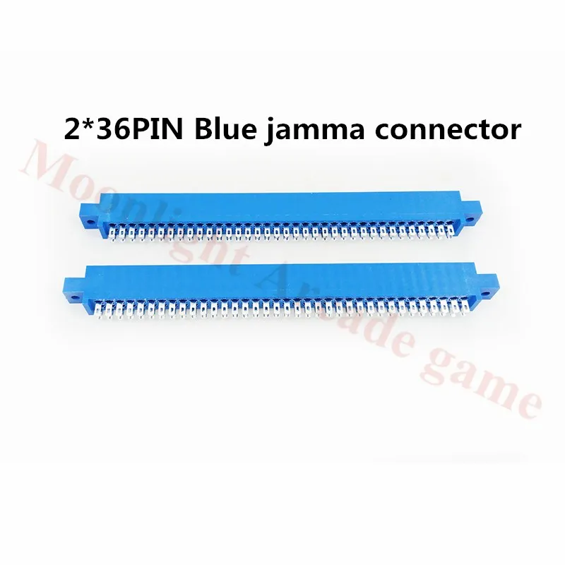 

2PCS/Lot 36Pin Blue Edge Connector female Jamma connector PCB Socket Card for Arcade Game Machine Parts(36P*2)