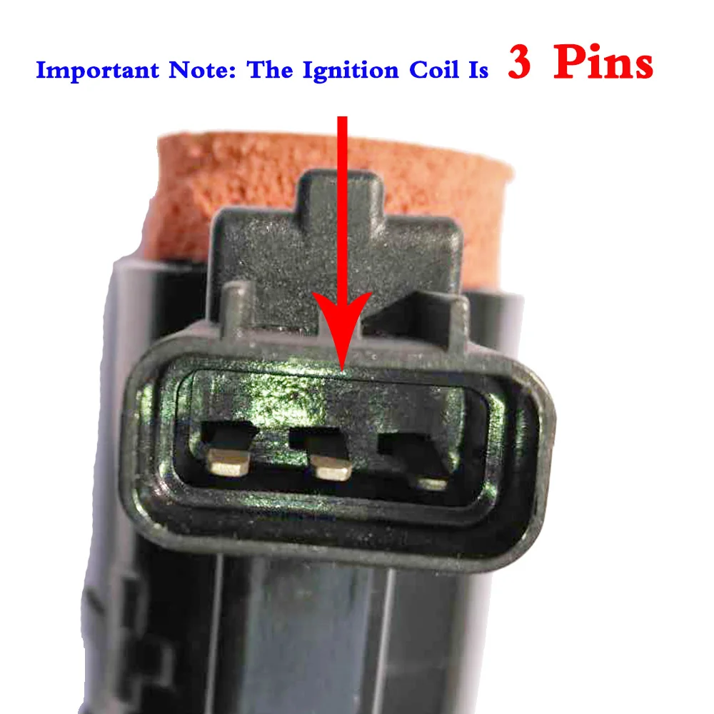 6 шт. 3 контакта катушка зажигания с красным покрытием для ASTON MARTIN DB7 DB9 V6 V8 V12 3.2L 4.2L