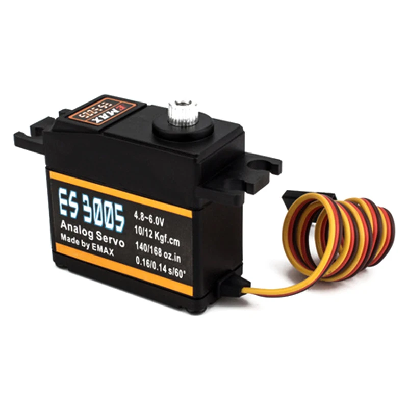 4 шт. оригинальный EMAX ES3005 металлический аналоговый Servo42g водонепроницаемый