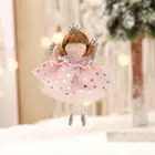 Новогодние вечерние Ки, милые ангельские лыжные куклы, подвеска на Рождество, украшения на елку, украшение на Рождество