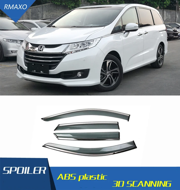 

For Honda Odyssey 2016-2019 Window Visor Vent Shades Sun Rain Deflector Guard For Honda Odyssey Auto Accessories 4PCS/SET