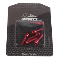 iiipro mountain bike handlebar stem bolts m518mm iamok bicycle stainless steel screws 6 pcs electroplate color