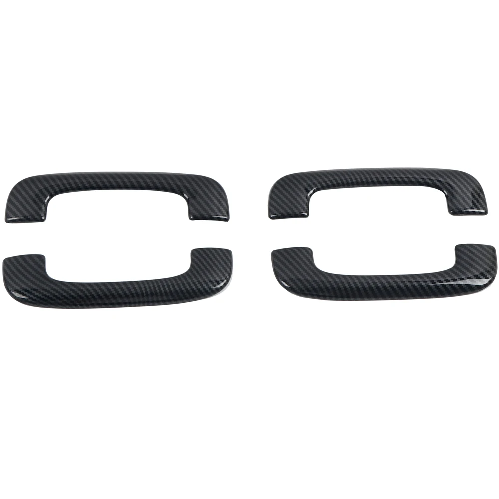 

Car Styling 4PCS ABS Carbon Fiber Interior Roof Upper Handle Cover Trim for Dodge Charger 2011-2020 Accessories