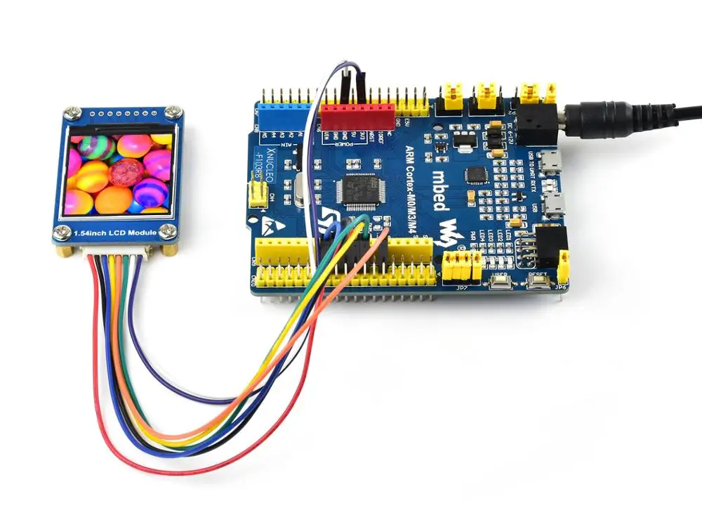 1 54 дюймовый ЖК модуль 240x240 IPS экран 65K RGB цвета SPI интерфейс поставляется с