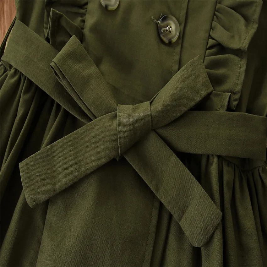 Детское пальто двубортная Одежда для девочек осень 2021 кружевная ветровка с