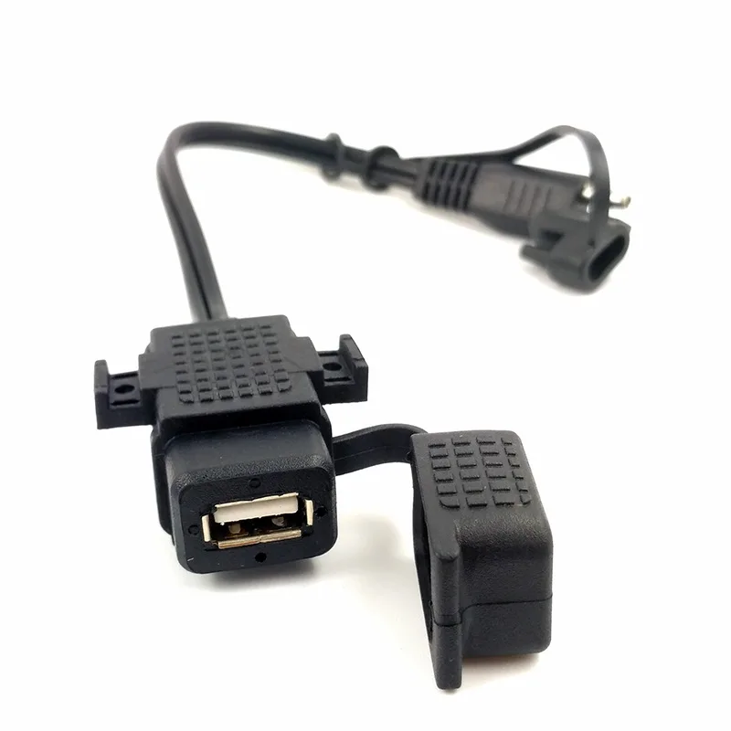 Кабель адаптер SAE USB водонепроницаемое Зарядное устройство быстрый порт 2 1 а с