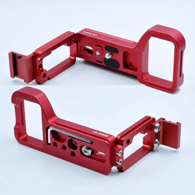 Быстросъемная пластина Yiwa L-образный кронштейн ручной захват красный для Sony A6600