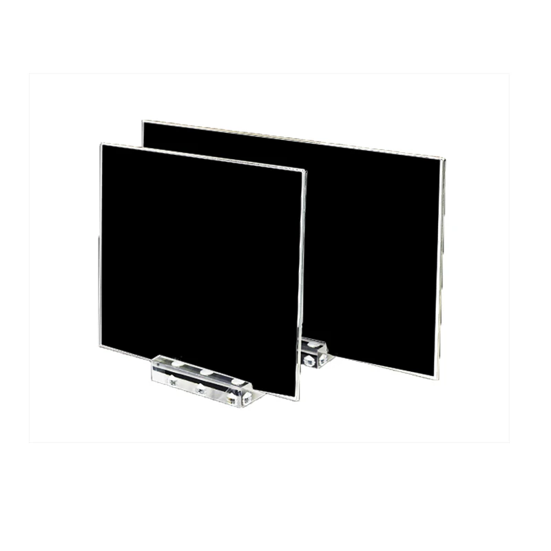 

30x21cm Acrylic Display Frame Advertising Poster Photo Sign Stand With 15cm Strong Magnetic Base