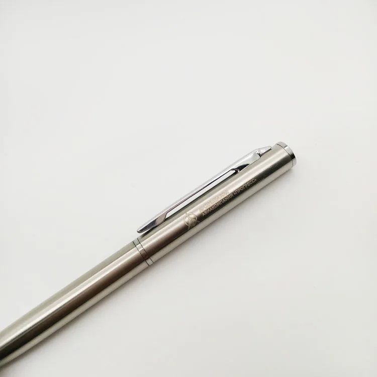 Шариковая ручка из нержавеющей стали. Маленькая вращающаяся шариковая 10 см