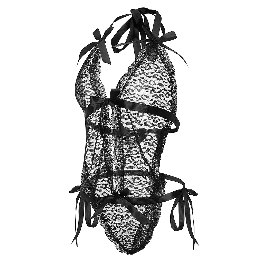 Сексуальное прозрачное Сетчатое Бандажное боди для женщин 2020 без рукавов Тедди