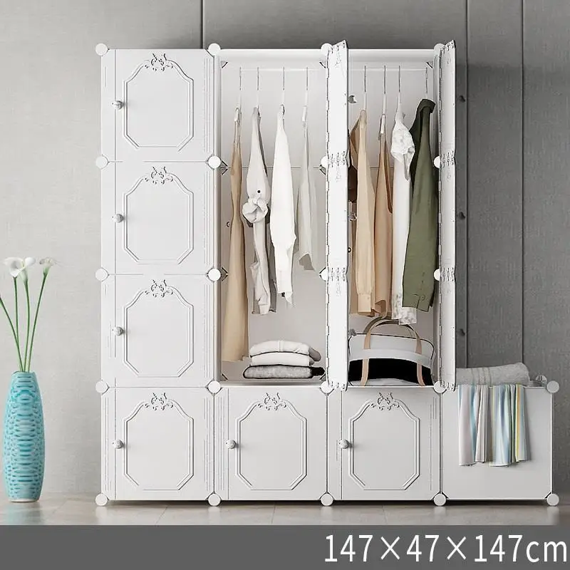 Version B Мобильный дальномер Chambre Kleiderschrank Armario Tela Meble комод мебель для спальни Guarda Roupa Mueble шкаф - Цвет: Version B