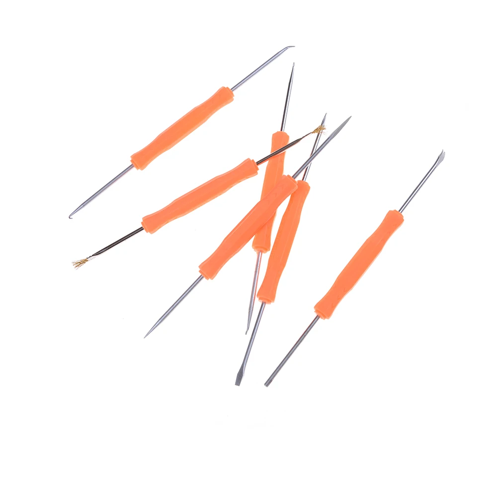 

1 Set Hot 6 in1 Solder Assist Desoldering Tool for Circuit Board Soldering and Repairing Aids PCB Cleaning Kit