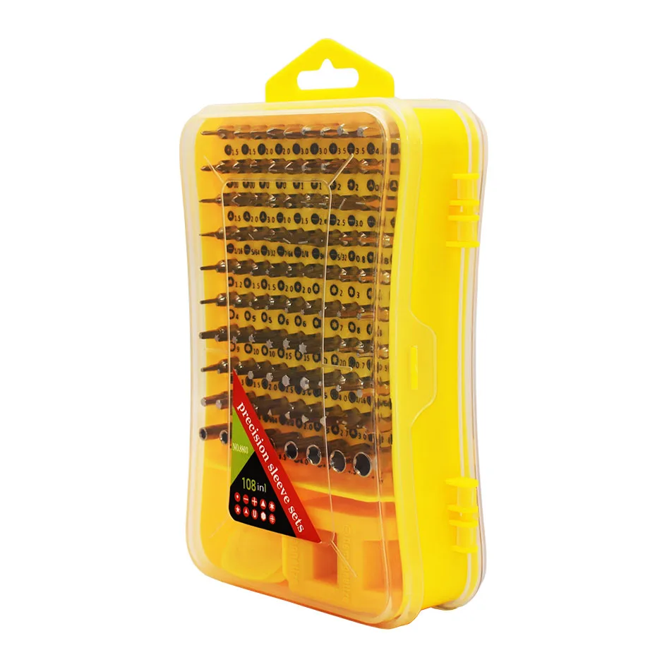 108 в 1 Набор отверток многофункциональный компьютер PC мобильный телефон цифровые