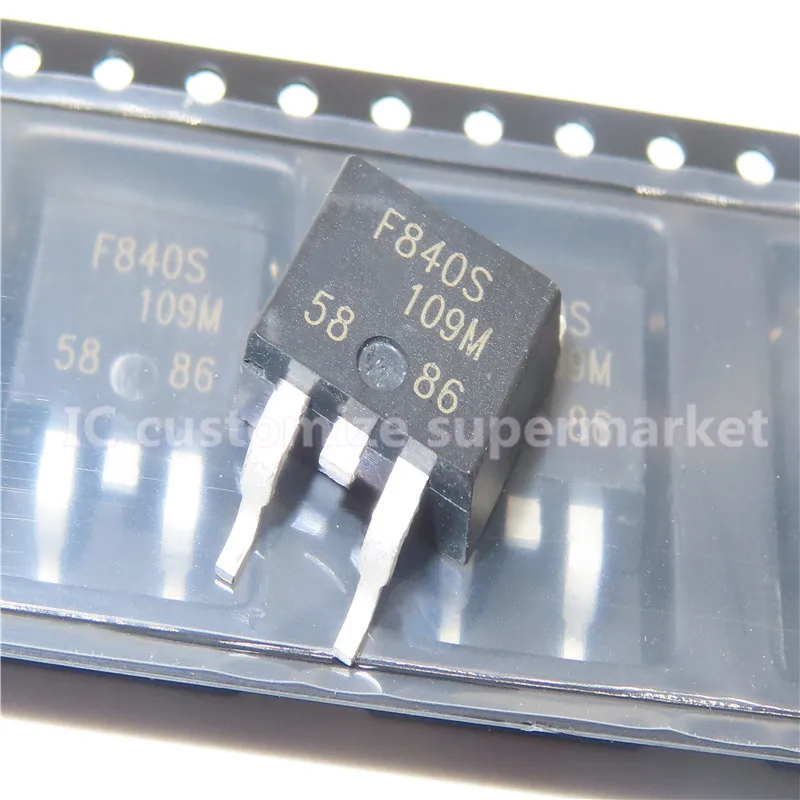 

10 шт./лот F840S IRF840S TO-263 500V 8A Триод SMD
