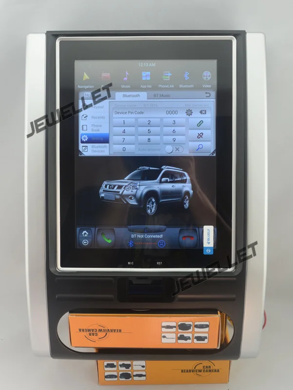 

10.4" tesla style vertical screen android 9.0 Six core Car GPS radio Navigation for Nissan X-Trail 2008-2013