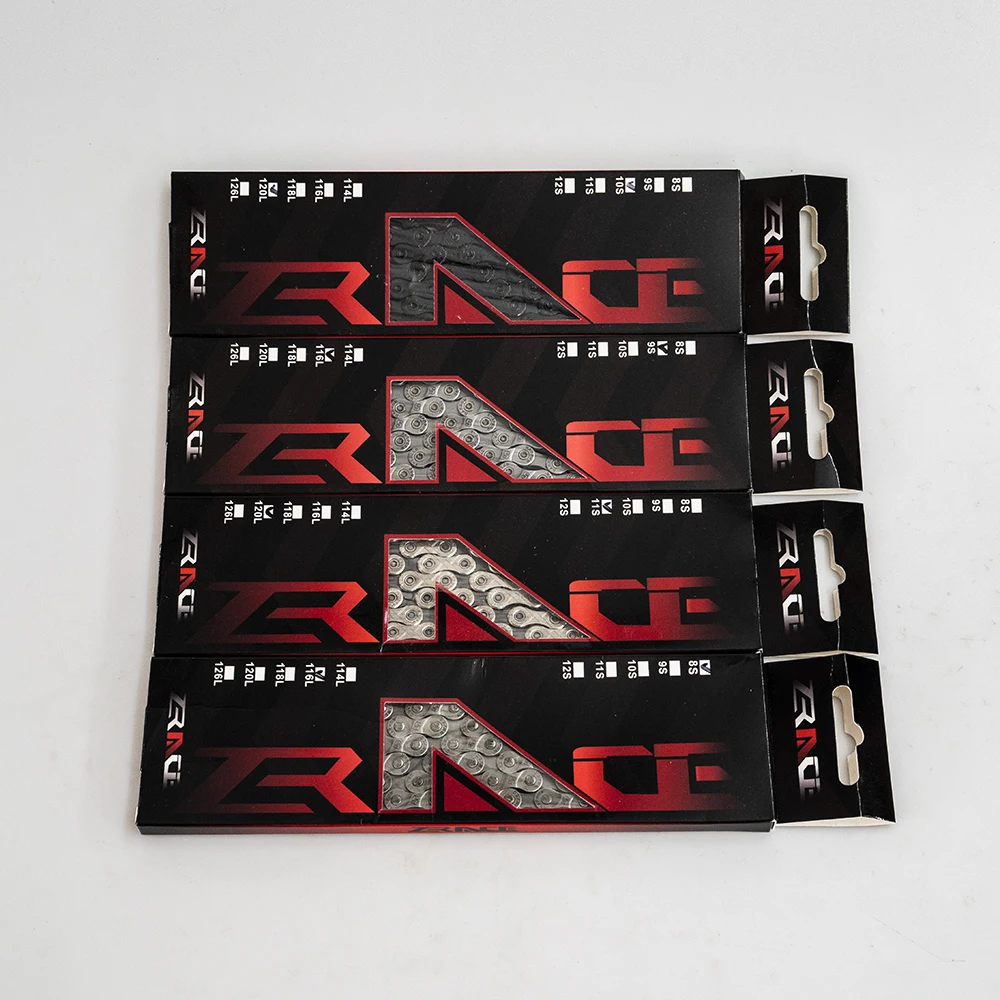 ZRACE Bike Chain 8 9 10 11 12 Speed MTB Mountain Road Bicycle Neon-Like Silver Black Gold 114/120/126L | Спорт и развлечения