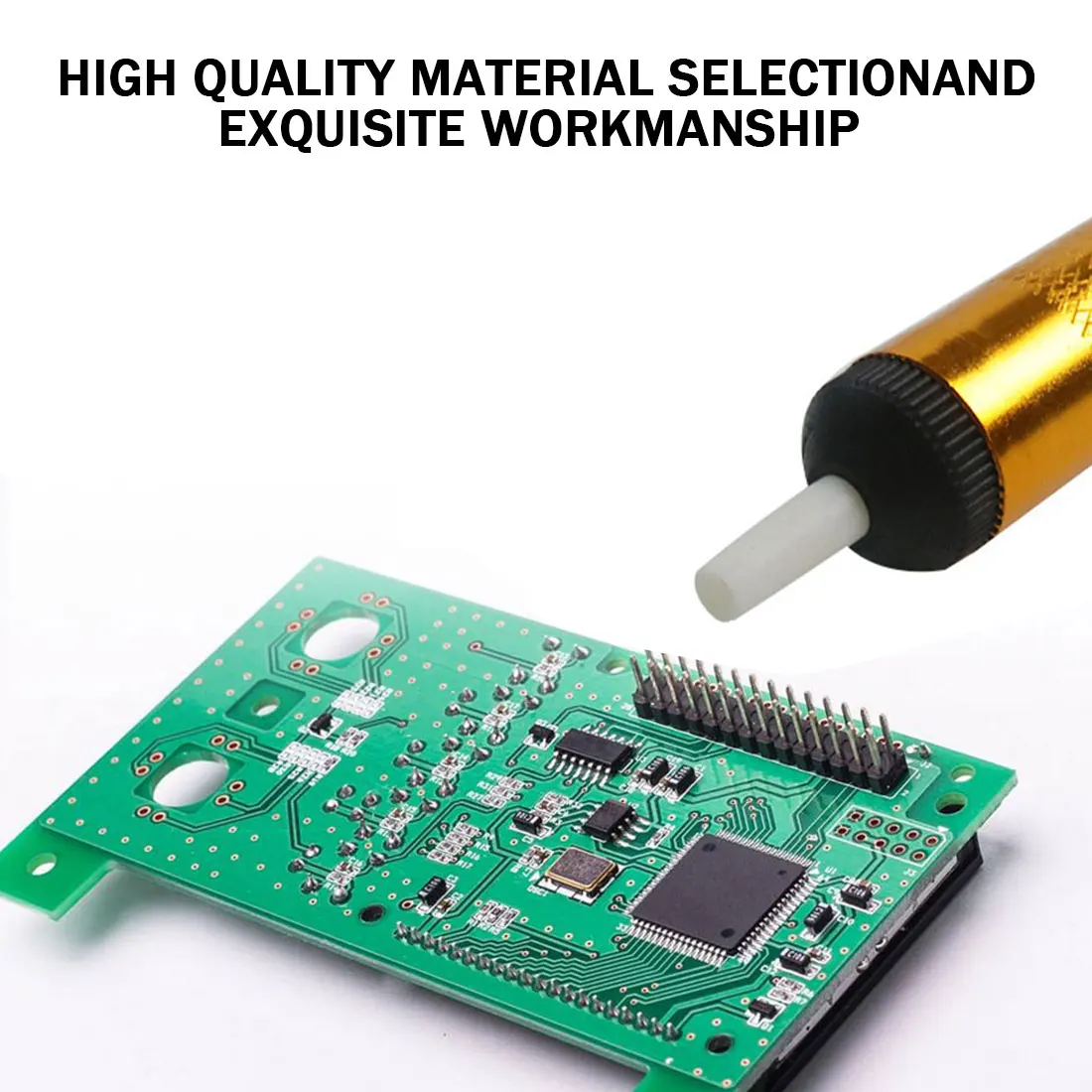 

Aluminum Metal Desoldering Pump Suction Tin Soldering Sucker Pen Removal Vacuum Soldering Iron Desolder Tools