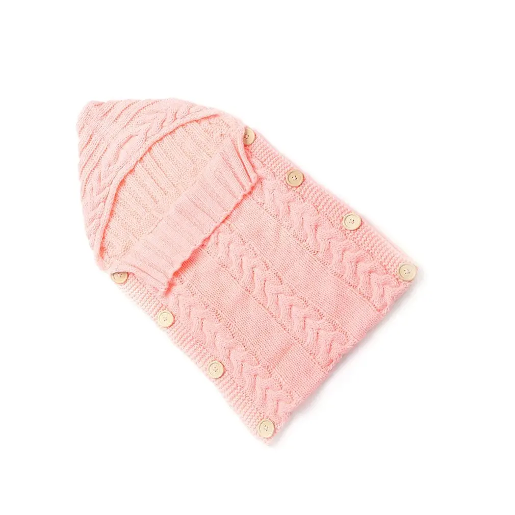 Спальный мешок для новорожденных толстая кофта с капюшоном из акрилового