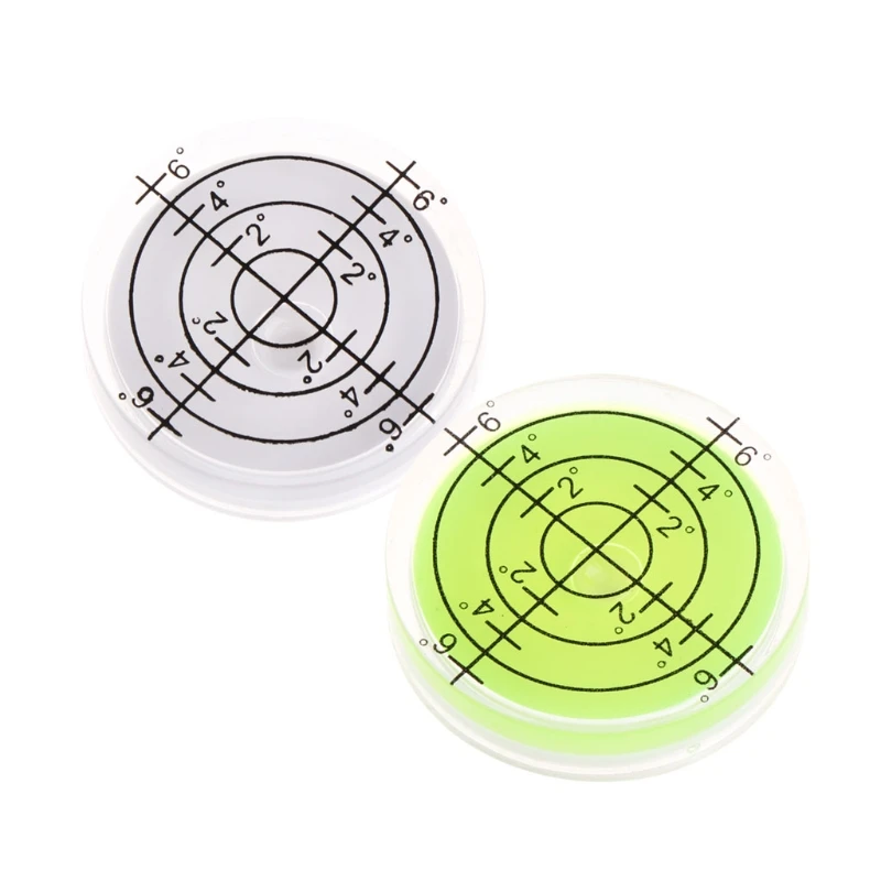 

32x7mm Bulls-eye Bubble Degree Marked Surface Level For Camera Circular P82C