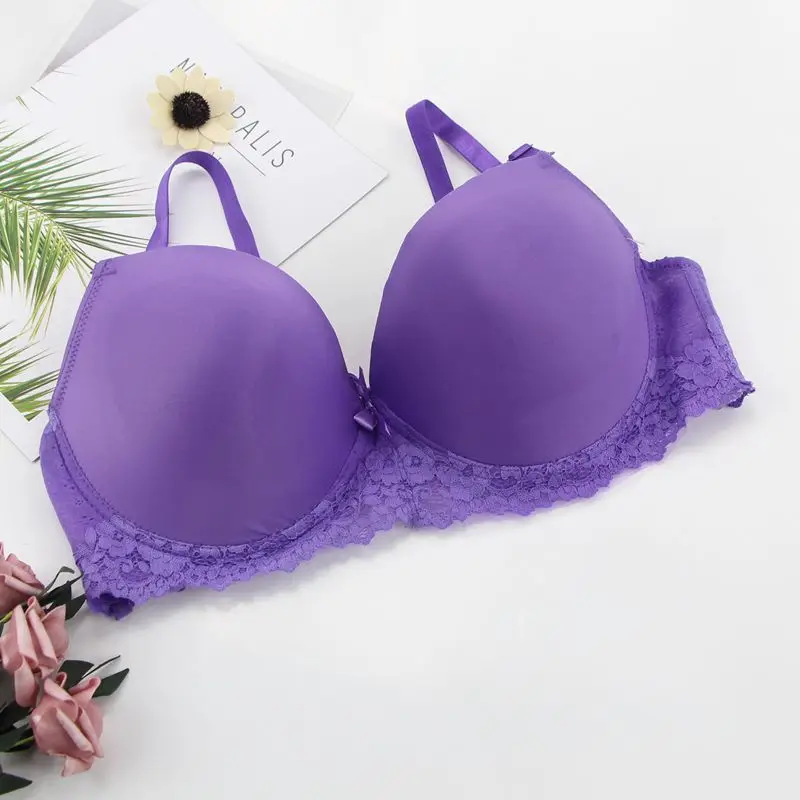 Бюстгальтеры для женщин; большие размеры; bh; супер отжимать Bralette; кружевной Короткий соблазнительный бюстгальтер; younggirl