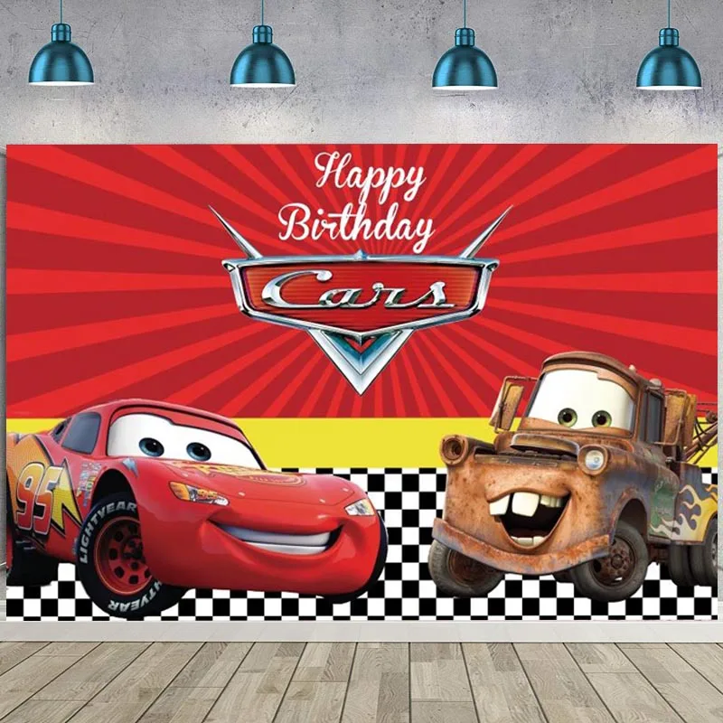 

Custom Car Backdrop Racing Trophy Baby Shower Boys Happy Birthday Party Custom Photo Background Photocall Prop Decoration Banner