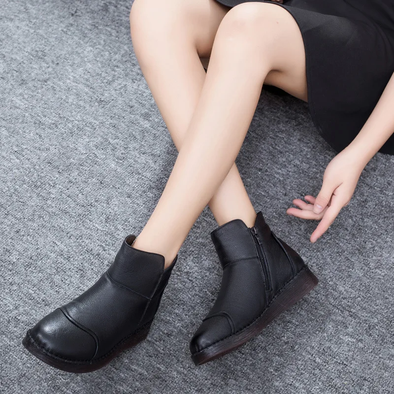 

BEYARNESlip On Snow Boots Women Warm Winter Shoes Waterpoof 2019 Winter Shoes Woman Ankle Boots Platform Casual Winter Padded