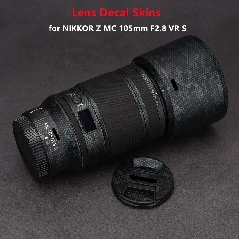 

Nikkor Z 105 F2.8 S / 105 2.8 Lens Sticker Premium Decal Skin For Nikkon NIKKOR Z MC 105mm F2.8 VR S Lens Wrap Cover Sticker