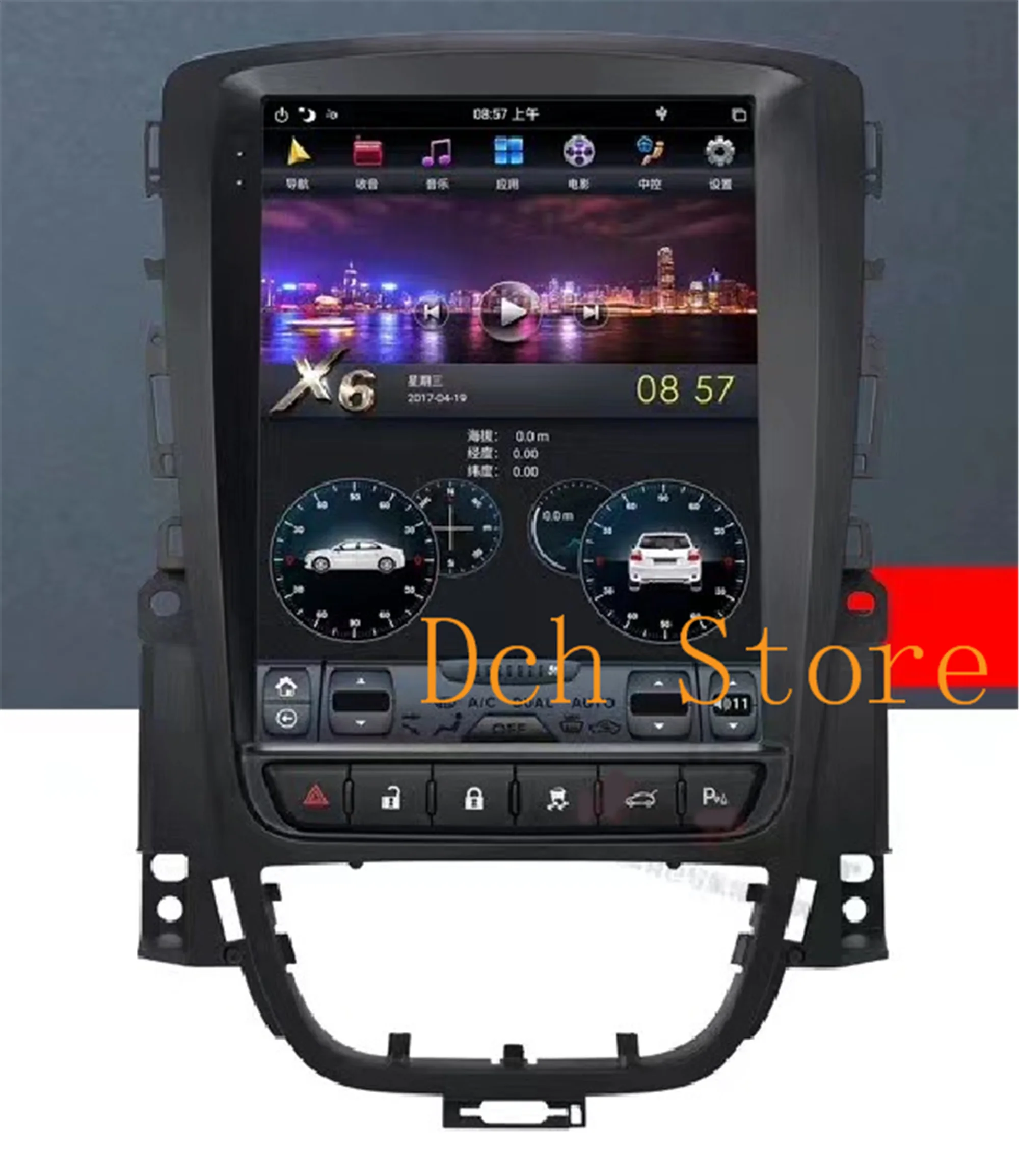 Автомобильный DVD плеер с GPS навигацией радио для OPEL Vauxhall Holden Astra J 2009 2015 PX6 10 4 дюйма