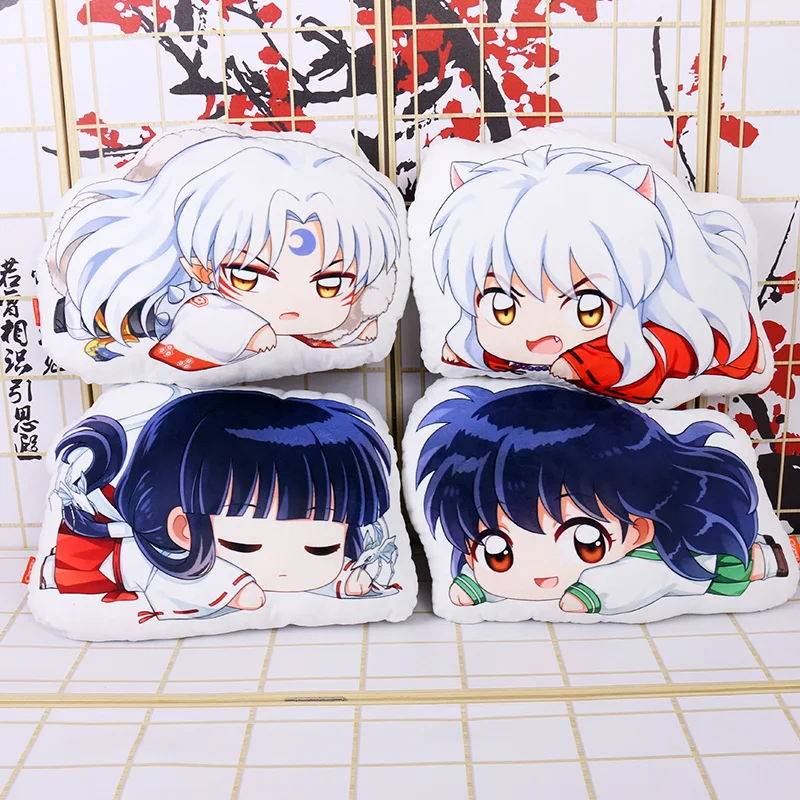 Inuyasha Аниме плюши мультфильм манга Подушка Sesshoumaru/Kagome/kiyo/Inuyasha Двусторонняя