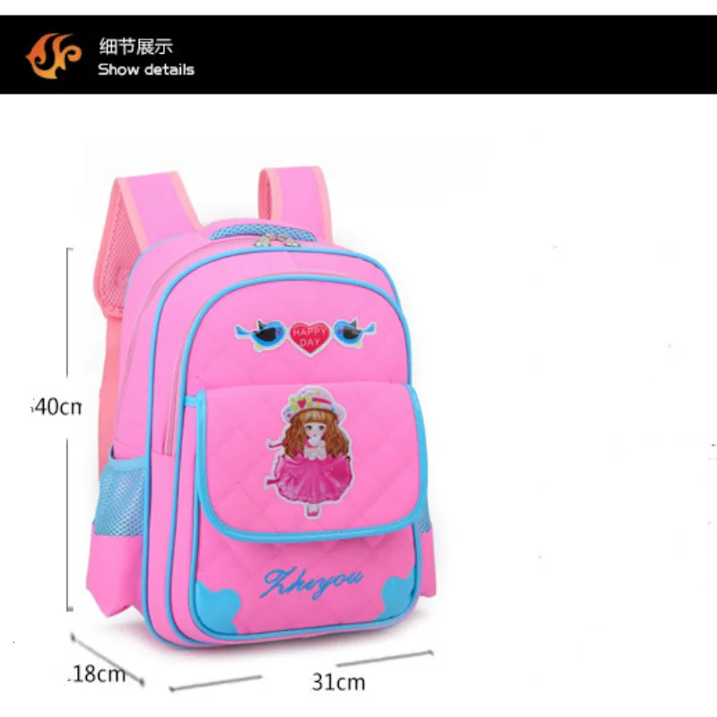 Children Girls School Bags Cute Primary School Backpack kids satchel book bag Princess Schoolbag kids backpack Mochila Infantil