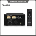 FX-AUDIO AD1202 Bluetooth 5,0 усилитель мощности DAC с наушниками Amp Phono вход 24 бит 192 кГц APTXLDACAPTX-HD VU Meter 120W * 2