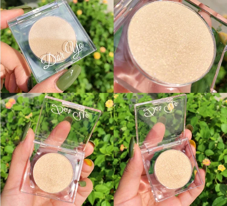 Лазерный Макияж Блеск металлик палитра теней для век пигментированные мерцающие