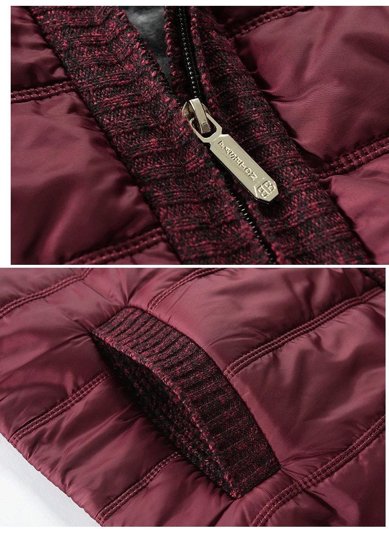 

2021 New Thick Spliced Winter Jacket Men Cardigan Casual Zipper Stand Collar Sweater Men Warm Fashion Mens Sweater Jackets Coats