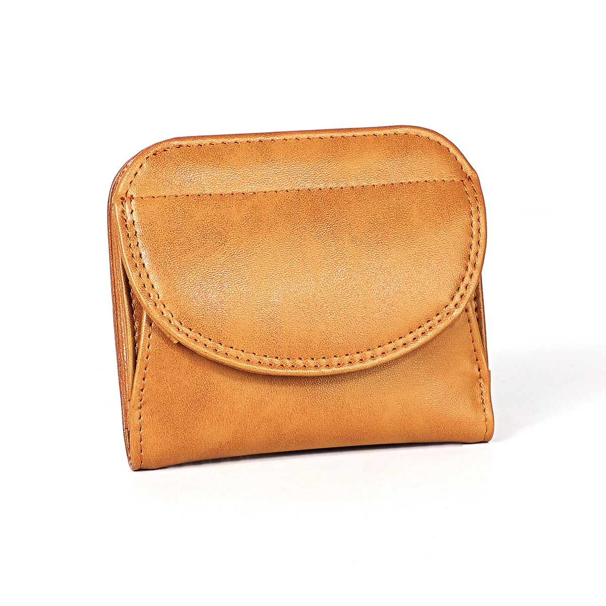 Модный женский мини кошелек на молнии для монет из натуральной кожи Повседневный