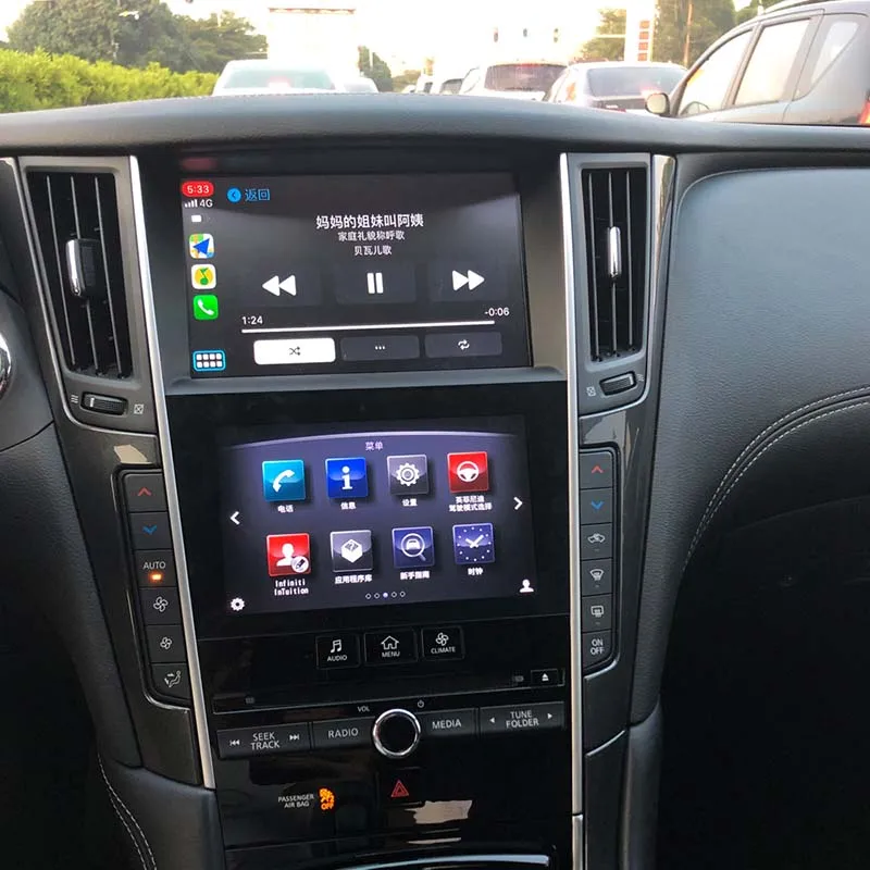 Sinairyu беспроводной Apple Carplay для infiniti 8 дюймов экран 2015-2019 Q50 Q60 Q50L QX50 Android Авто