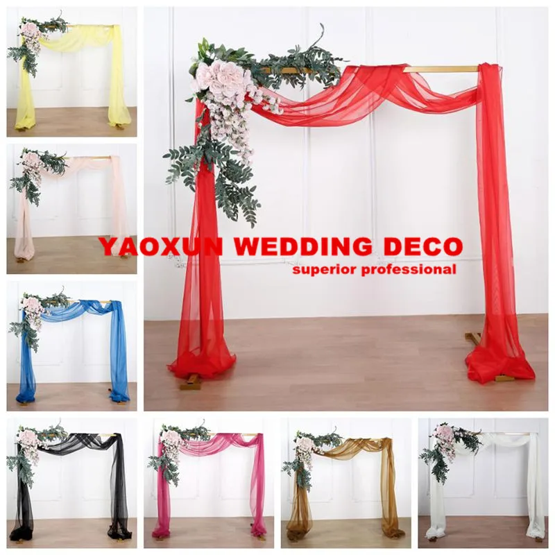 Шифоновая Свадебная драпировка в виде арки Ширина 1 5 м|Фоны для вечеринки| |