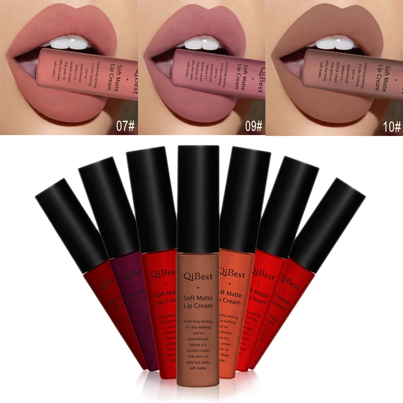 

Liquid Lipstick Matte Lip Gloss Cosmetic Lightweight Lip Glaze Long Lasting Lip Tint Waterproof 34 Color Lips Makeup lipgloss