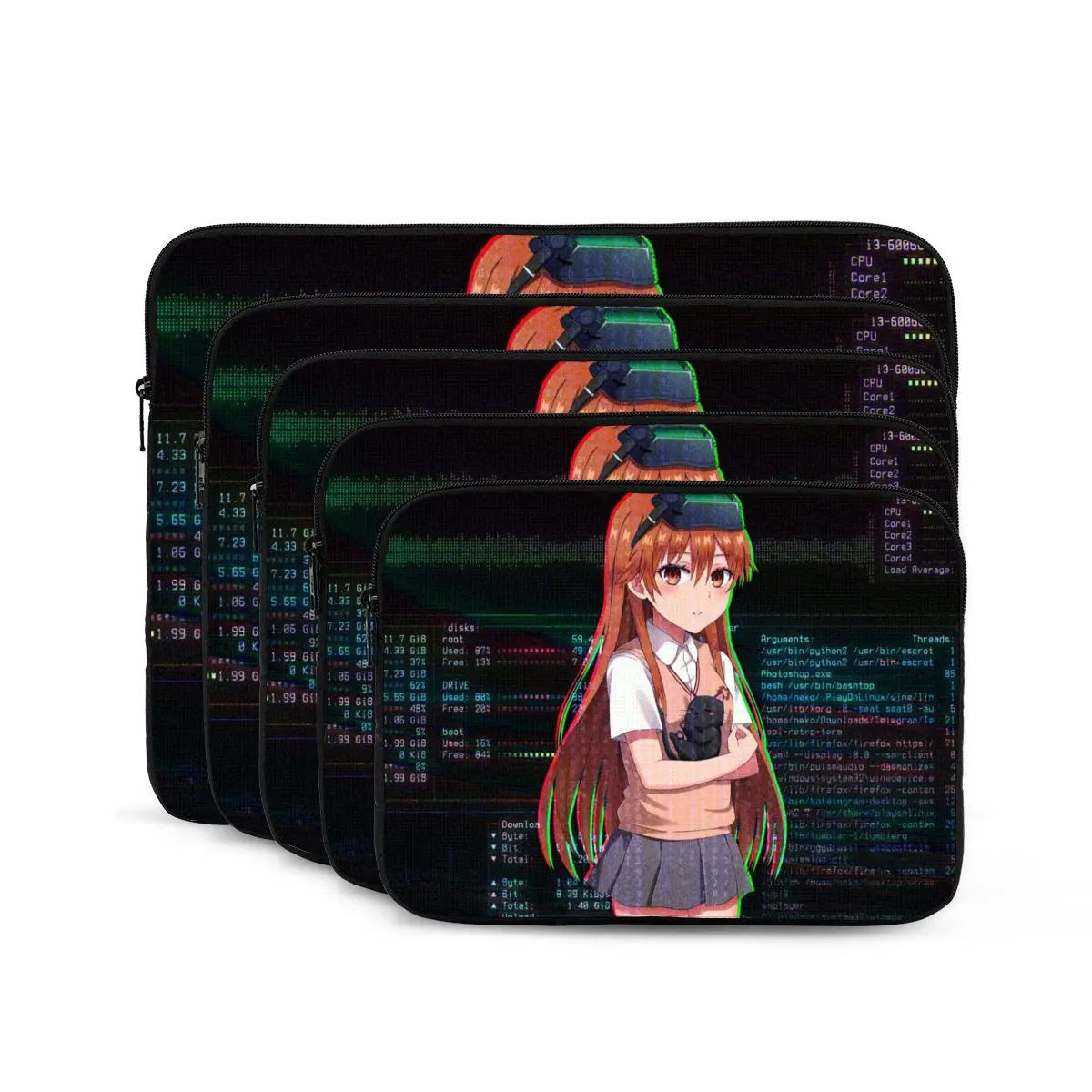 Чехол для ноутбука Mikoto Misaka Linux Case17 15 13 12 10 дюймов | Компьютеры и офис