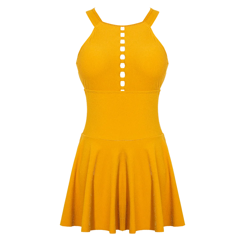 

One Piece Women Swimwear Swimsuit Solid Swimwear Beach Wear Bathing Suits Backless Swimdress High quality