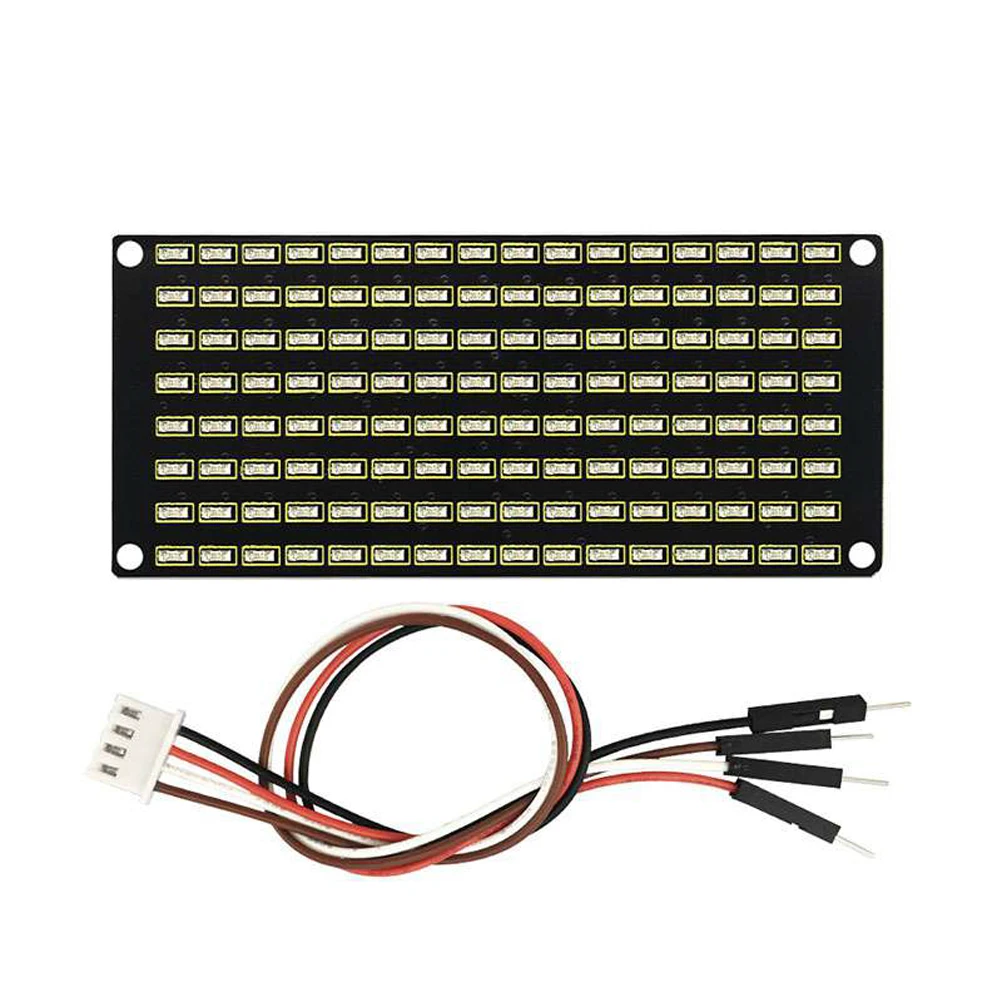 Светодиодная матричная панель Keyes 8*16 128LED s I2C для связи 3 3-5 В чип AIP1640 со