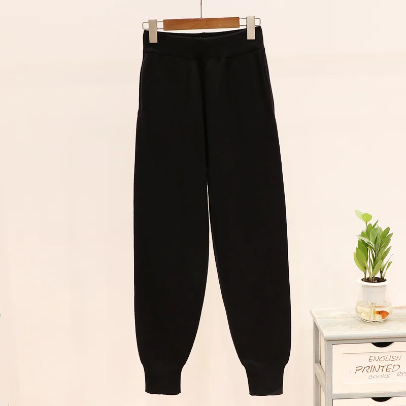 Новинка осени 2020 Женский Модный трикотажный комплект из 2 предметов женский