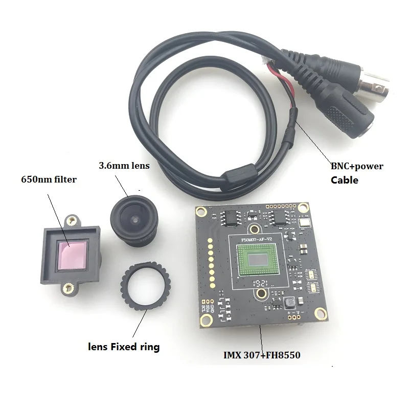 Плата модуля видеокамеры Sony Sensor IMX 1/2 + FH8550 307 мм плата с кабелем для