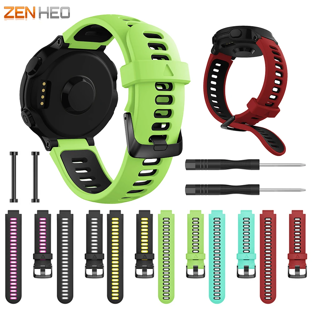 Силиконовый ремешок для смарт часов Garmin Forerunner 220 230 235 620 630 735XT|Смарт-аксессуары| |