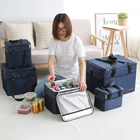 Очень большая утолщенная сумка для охлаждения, изолированная сумка для ланча для мужчин, Термочехол, аксессуары для контейнер для еды для пикника