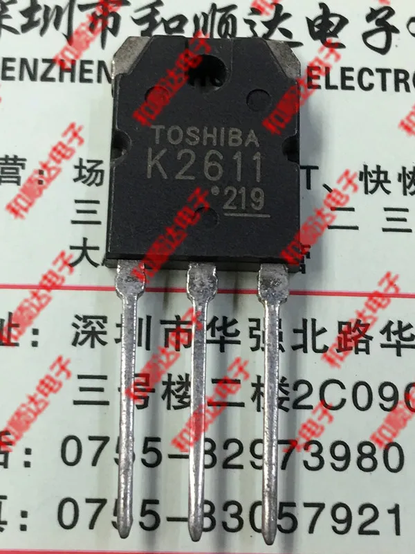 

10 шт./лот K2611 2SK2611 новые имеющиеся в наличии TO-3P 900V 9A