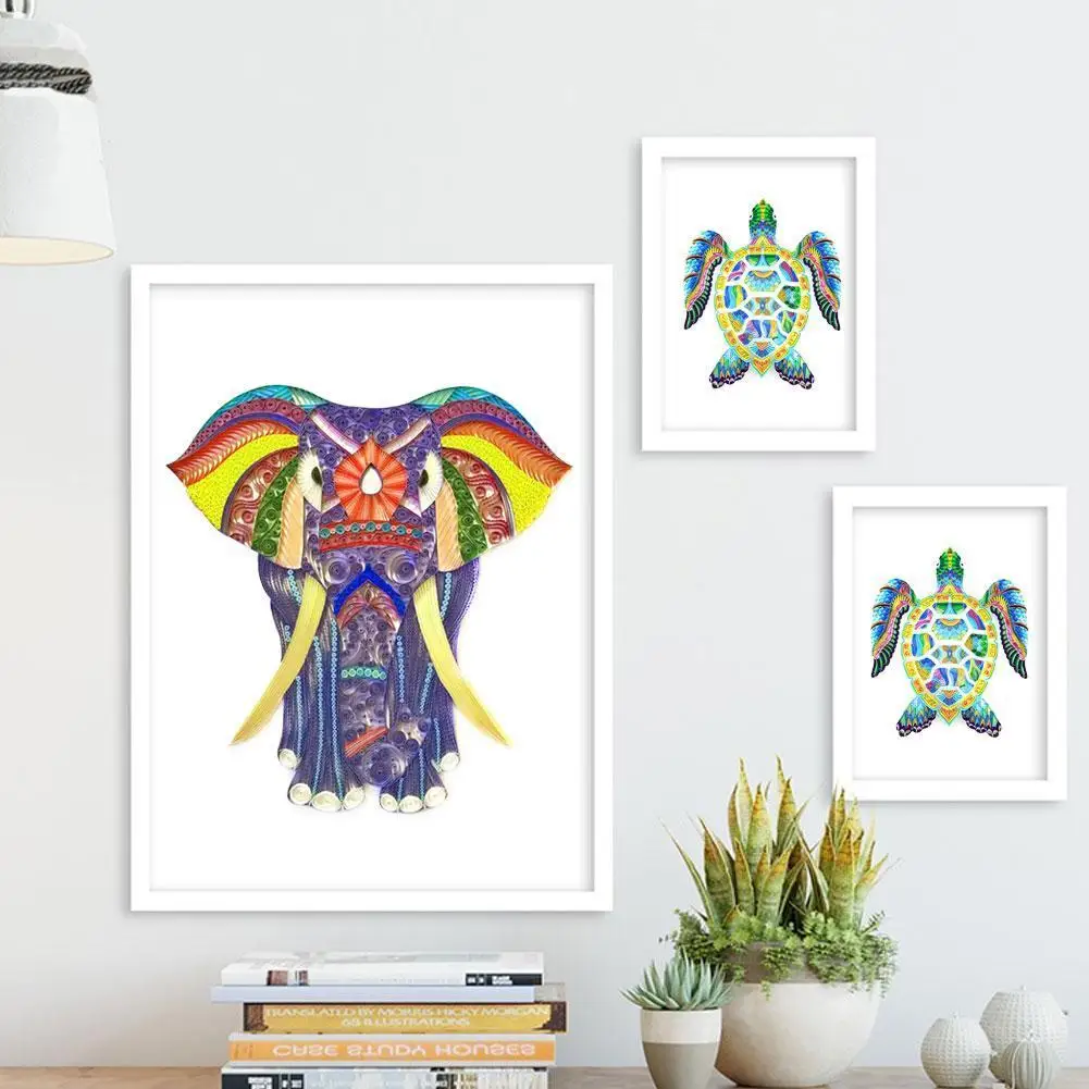 Цветные поделки A4 в стиле сделай сам стеганая бумага набор материалов для