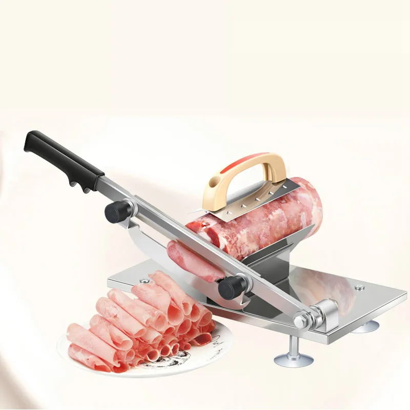 Meat slicing machine Alloy+Stainless steel Household Manual Thickness adjustable meat and vegetables slicer | Бытовая техника